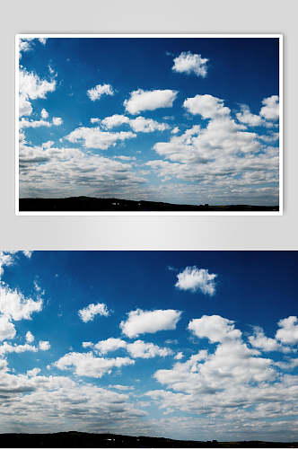 天空蓝天白云摄影图片