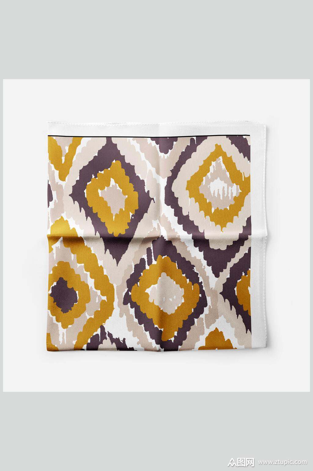 高端大气纯棉围巾样机