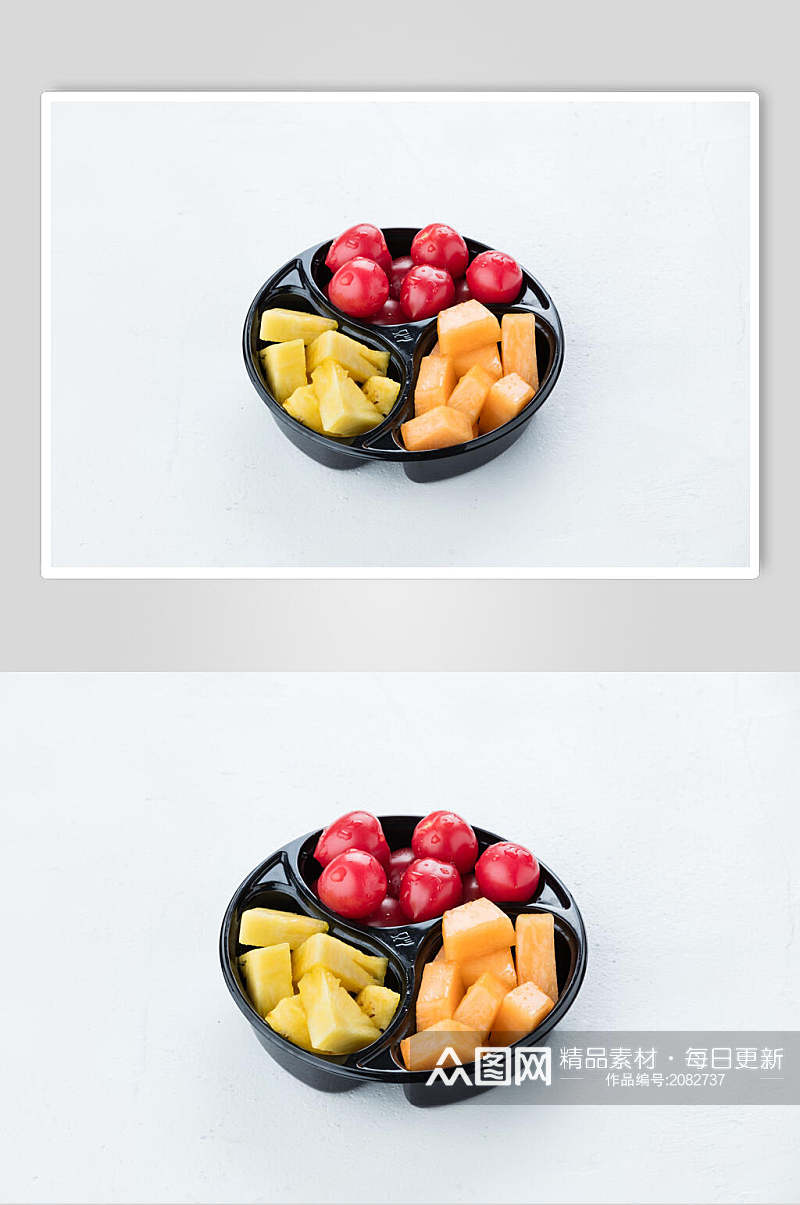 水果捞拼盘食品摄影图片素材