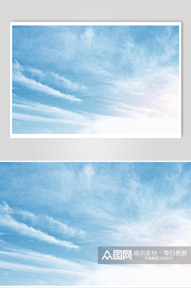 蓝白天空白云图片素材素材