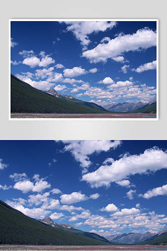 山峰天空风景图片