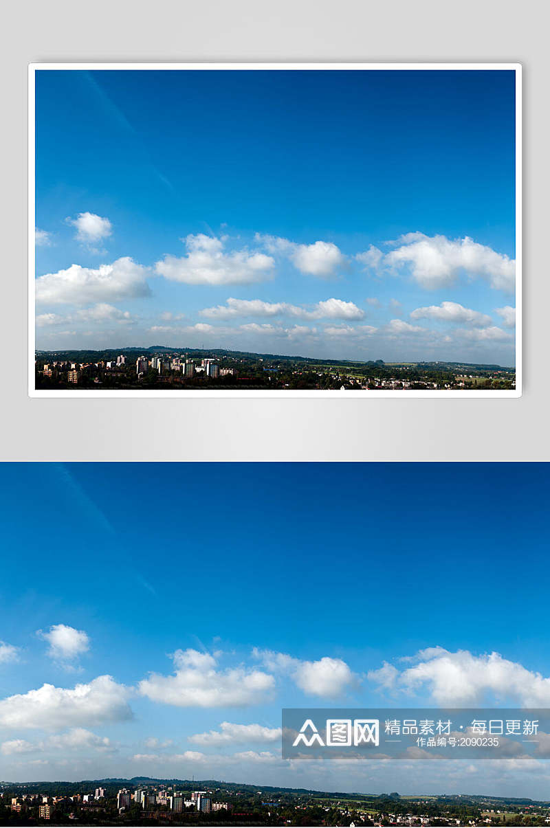 宁静天空蓝天白云风景摄影图片素材