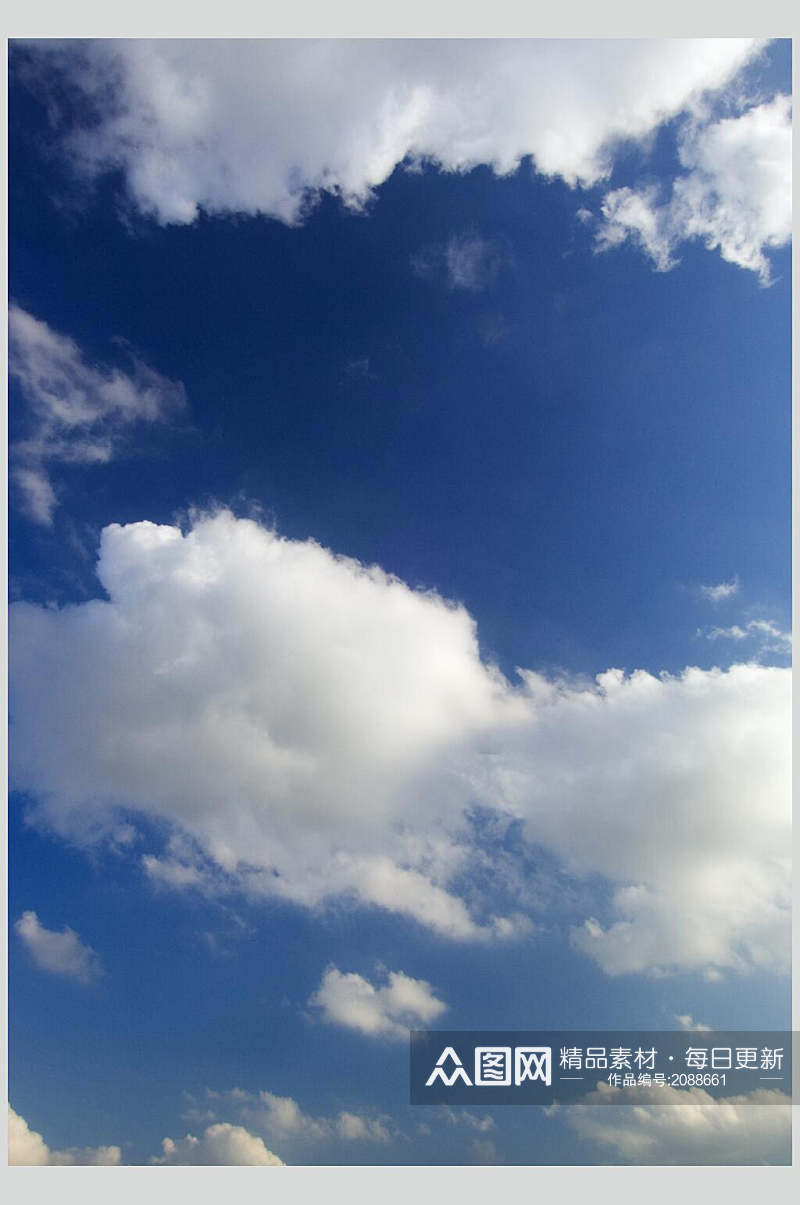 蓝天白云天空高清图片素材