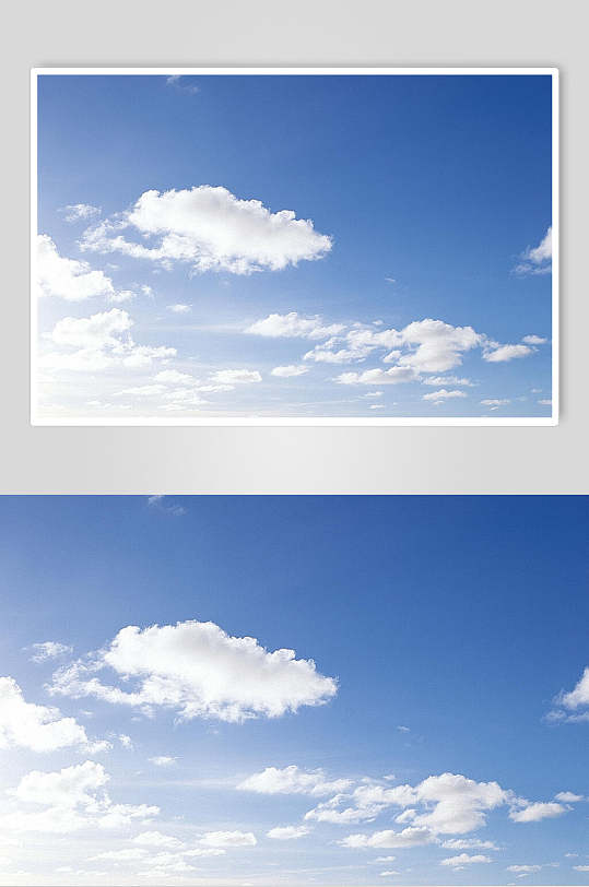 唯美蓝天白云摄影图片