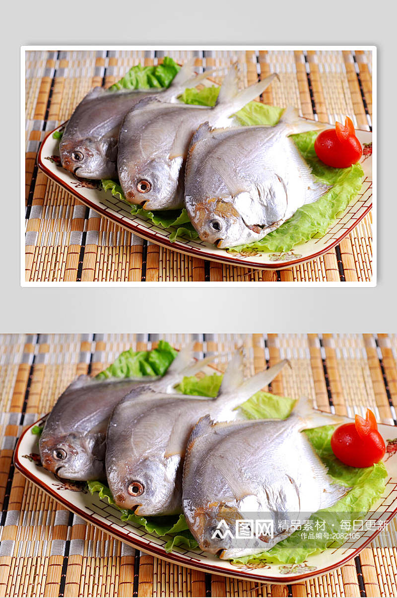 营养美味扁鱼火锅食料食物摄影图片素材