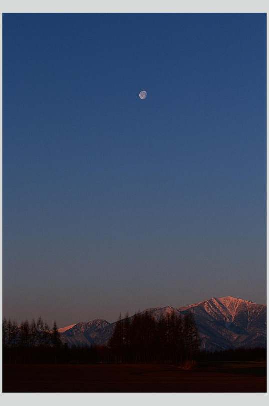 夜晚天空风景图片