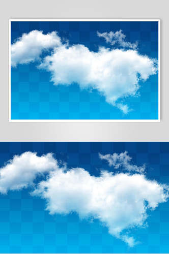 创意大气天空云朵素材