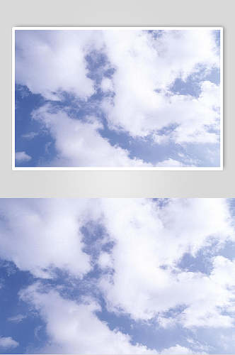 唯美天空蓝天白云风景摄影图片