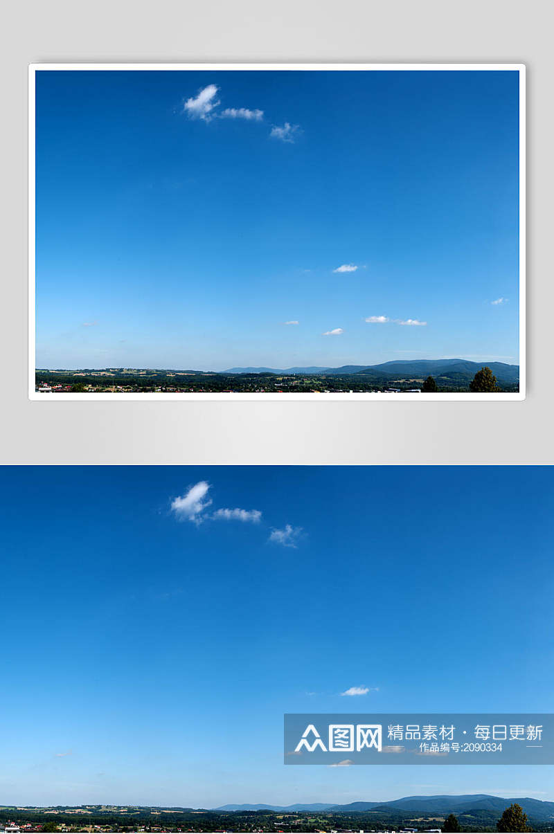 蓝天白云主题图片素材