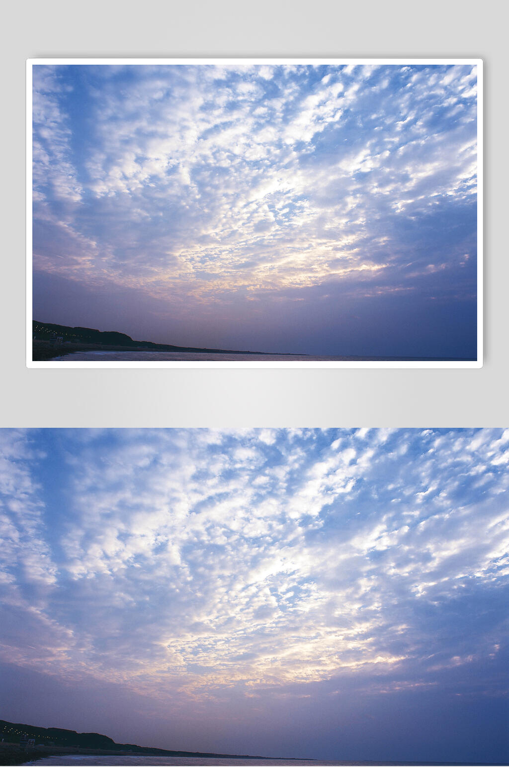 天空夕阳黄昏高清图片素材