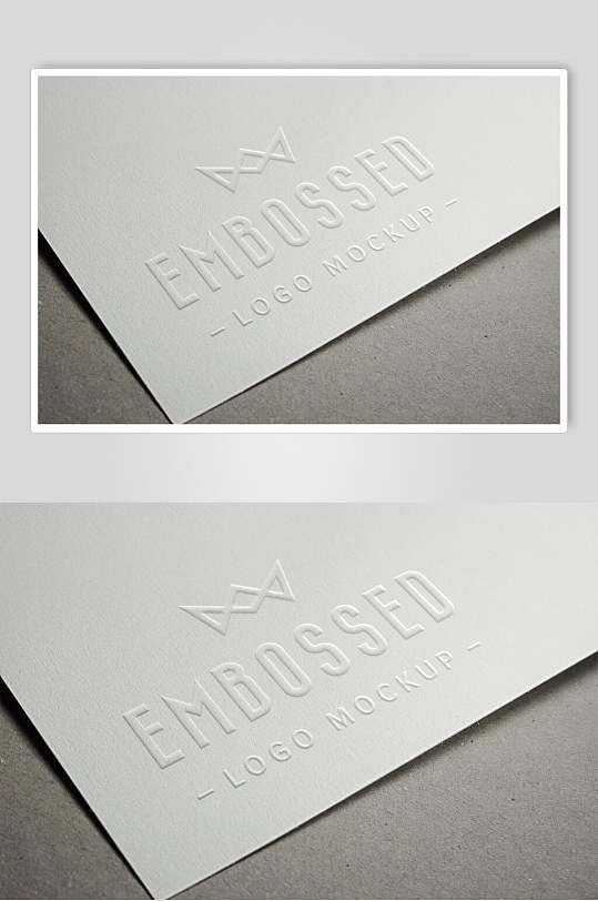 白色logo样机效果图-众图网