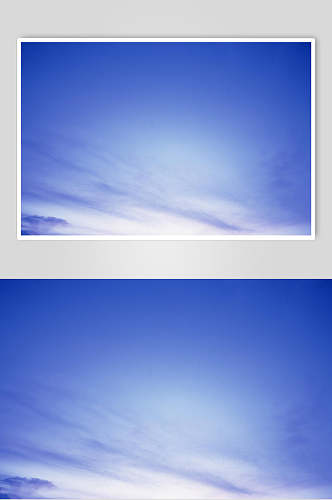 蓝天白云朵朵图片