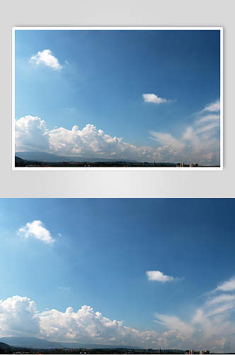 云彩蓝天白云风景图片