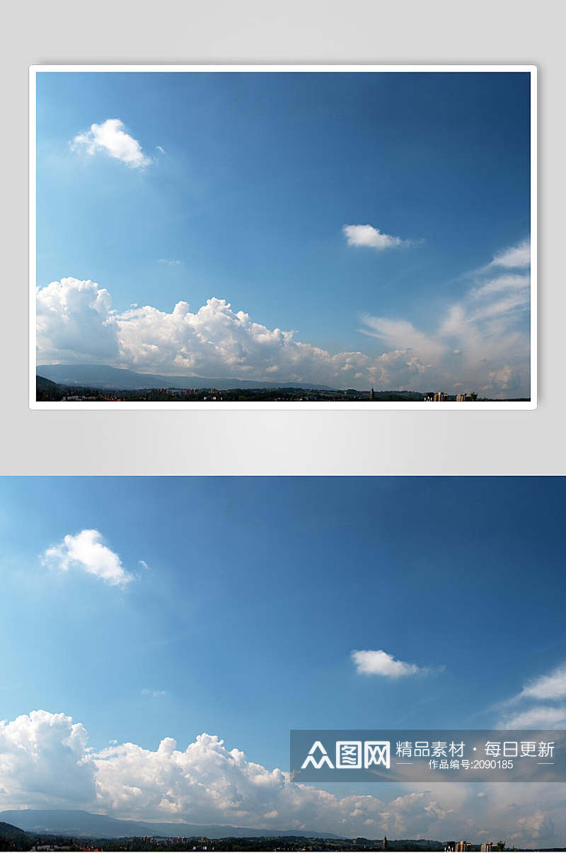 云彩蓝天白云风景图片素材