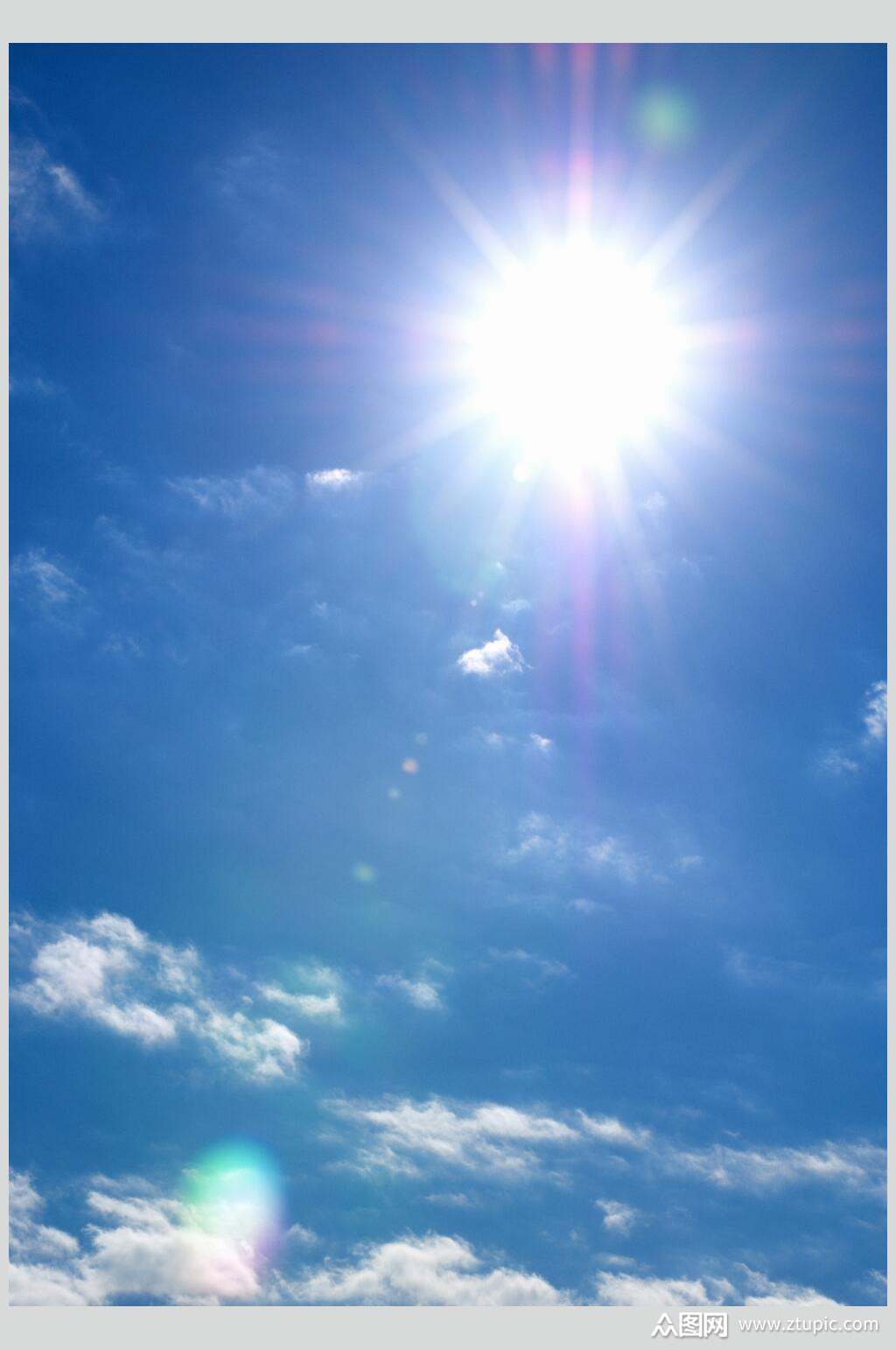 太阳天空摄影图片素材