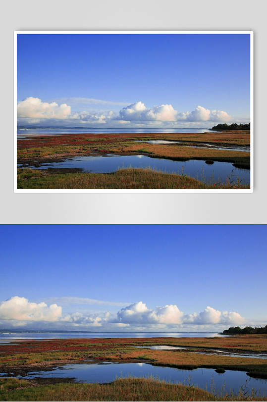 清新山水湖泊天空风光高清图片-众图网