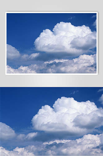 云朵蓝天白云风景图片