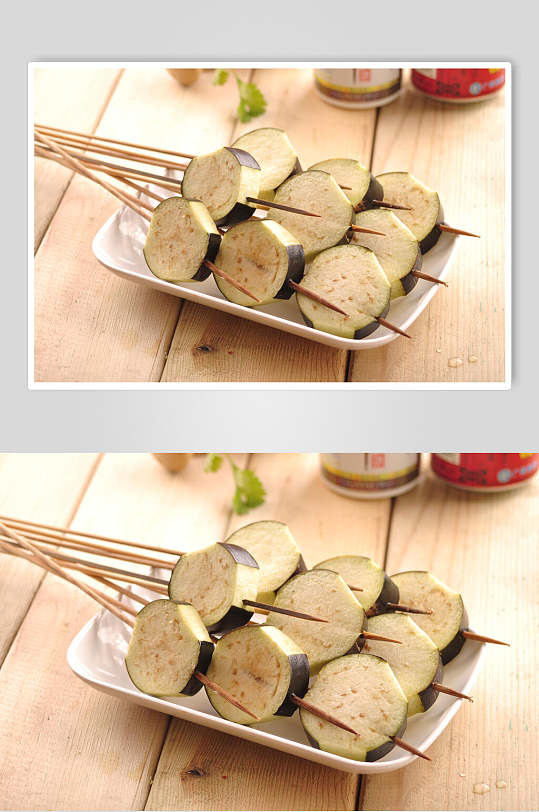 炸茄子串图片-炸茄子串素材下载-众图网