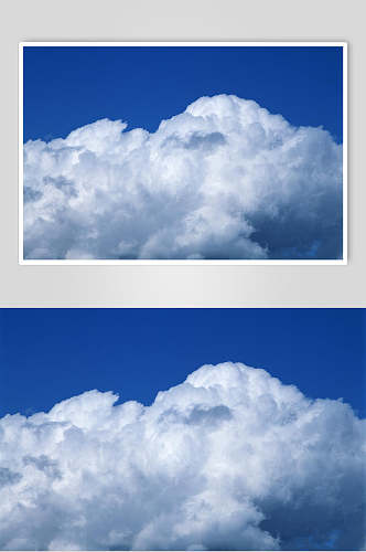 清新云朵蓝天白云图片