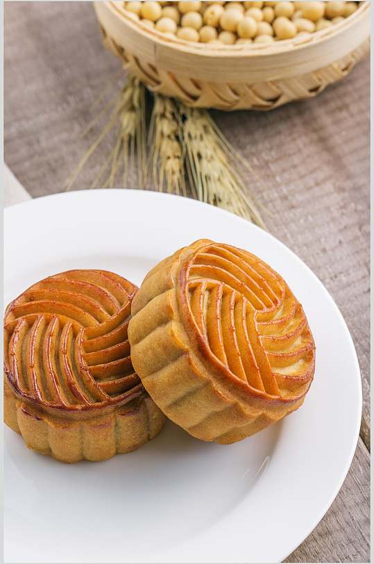 传统节日中秋节月饼图片