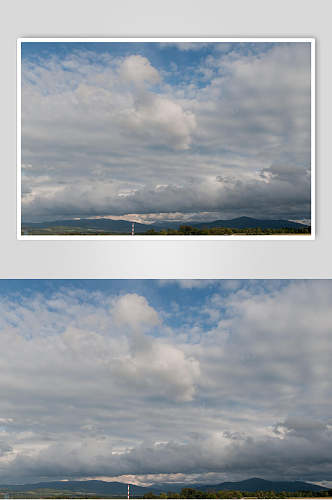 云层蓝天风景图片