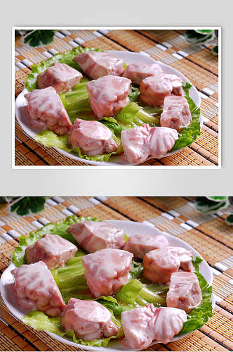 排骨牛肉粒火锅食料食物摄影图片