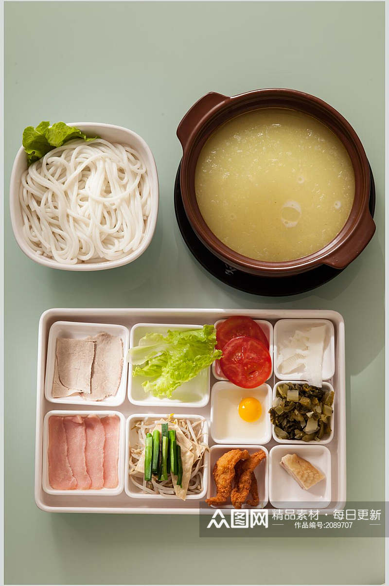 火锅米线美食图片素材