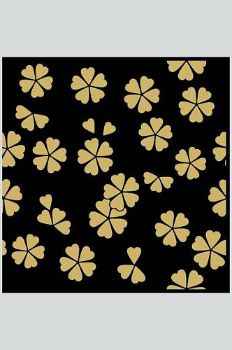黑金中式古典传统花纹背景素材