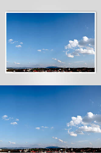 纯净云彩蓝天白云风景图片