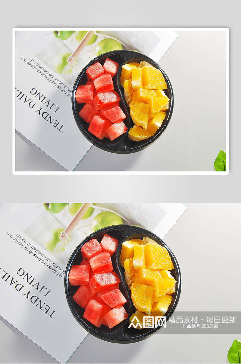 芒果西瓜水果食物图片素材