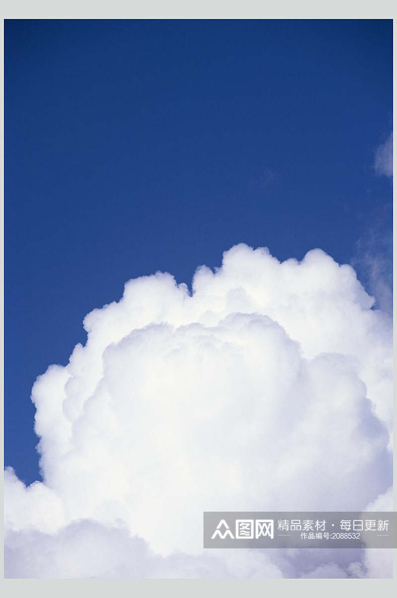 蓝天白云天空风景图片素材