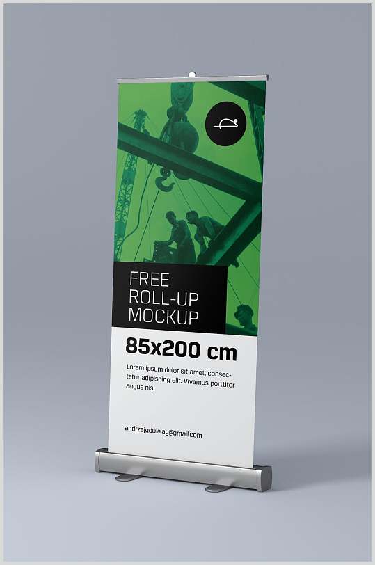 绿色简约易拉宝图片-绿色简约易拉宝设计素材-绿色简约易拉宝模板下载