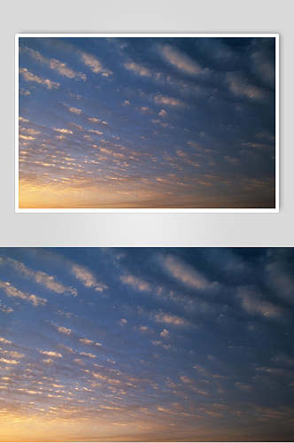 唯美天空云层夕阳黄昏高清摄影图片