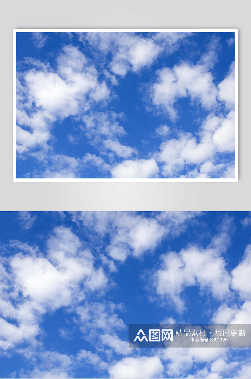 常见蓝天白云图片素材