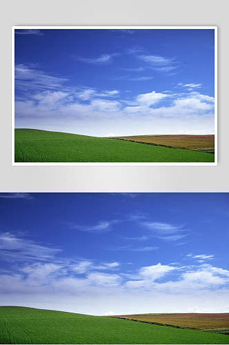 草原天空摄影图片