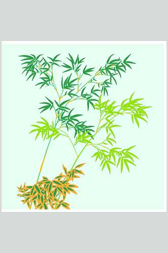 清新中式古典传统花纹竹子背景素材