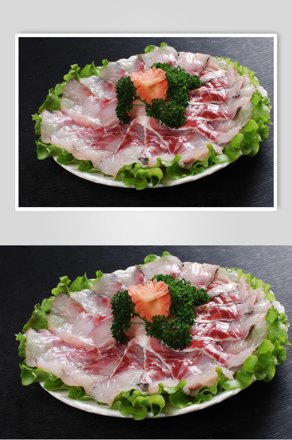 生鱼片火锅食料食物摄影图片
