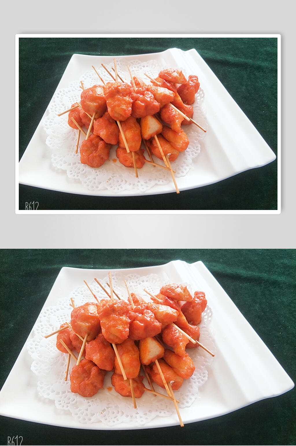 新鲜炸串食物图片素材