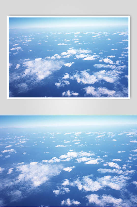 自然天空云彩干净图片
