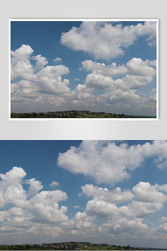 云海蓝天白云风景图片