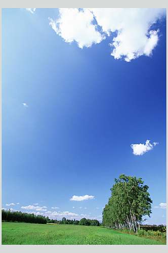 纯净蔚蓝天空风景图片