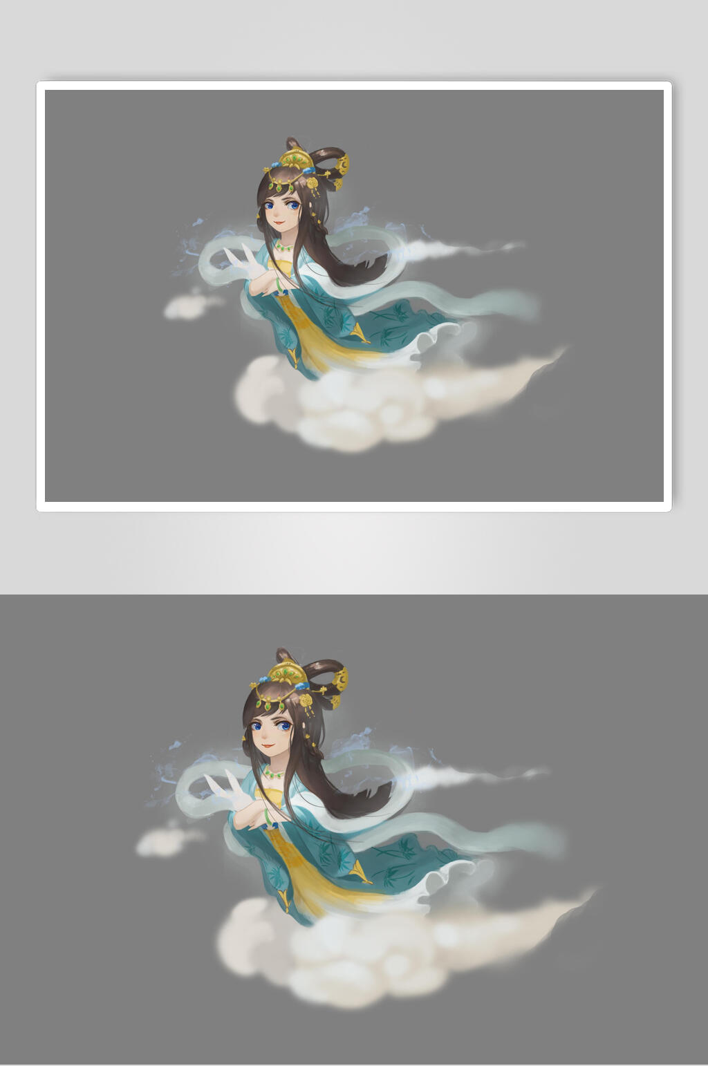 中秋节嫦娥元素素材素材