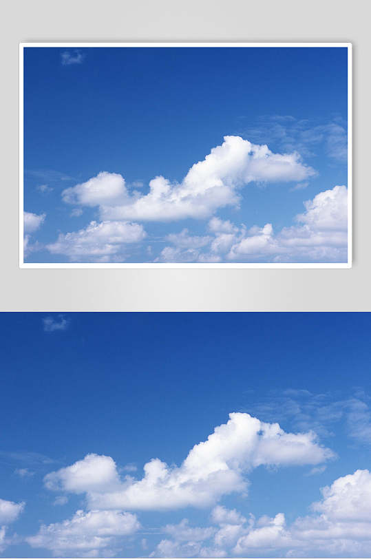 晴朗蓝天白云图片