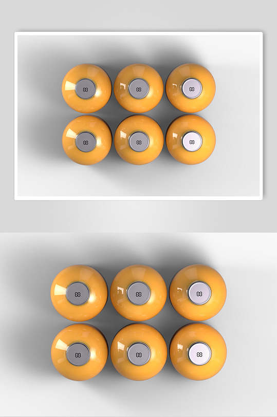橙汁饮料包装样机效果图
