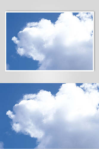 云朵蓝天白云摄影图片