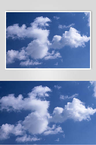 轻淡蓝天白云图片