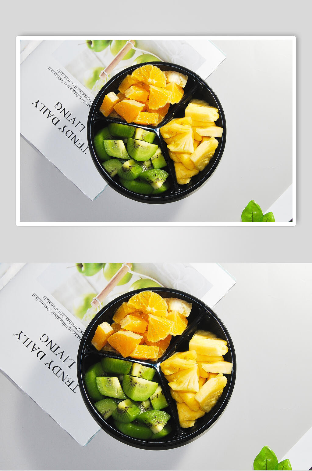 猕猴桃橙子菠萝水果食物图片素材