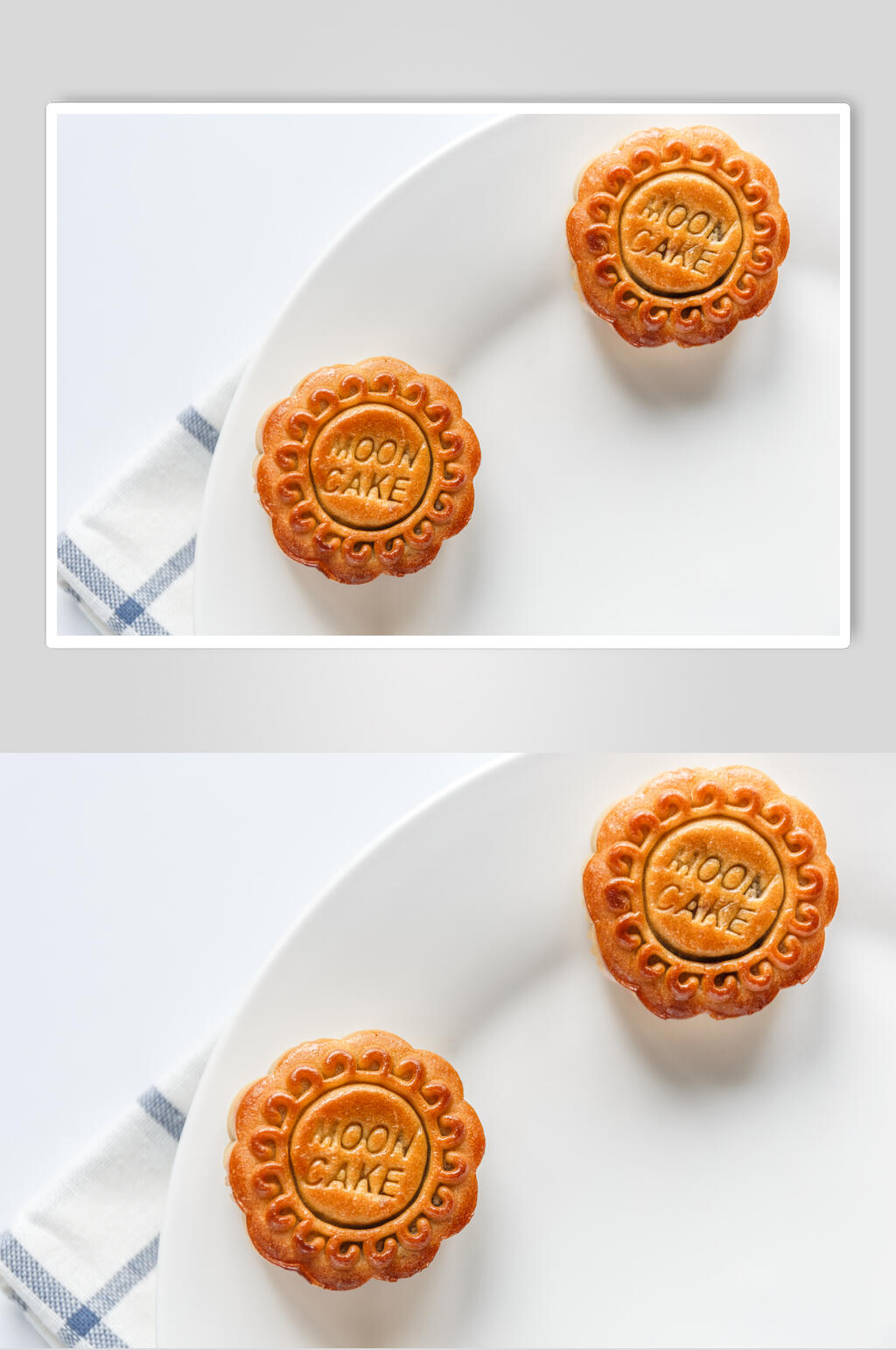 中秋节月饼美食特写图片素材