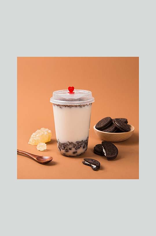 奥利奥奶茶食物摄影图片