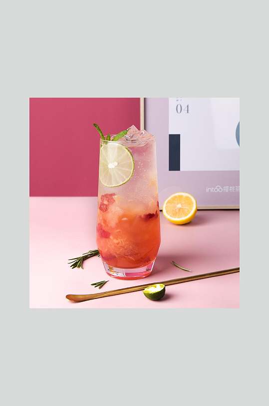 清新美味水果茶奶茶食物摄影图片